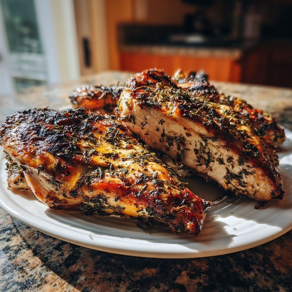 Herb-Crusted Grilled Chicken