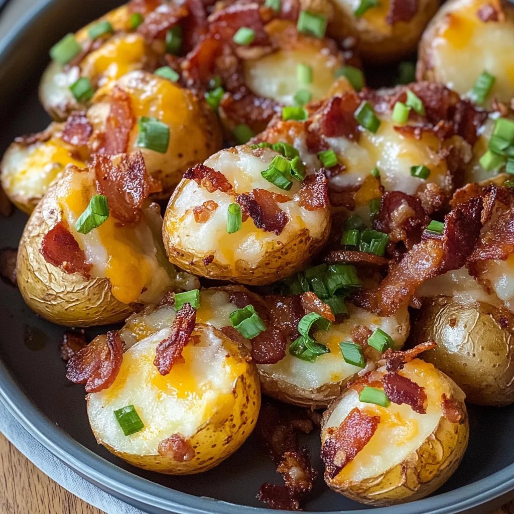 Loaded Smashed Potatoes