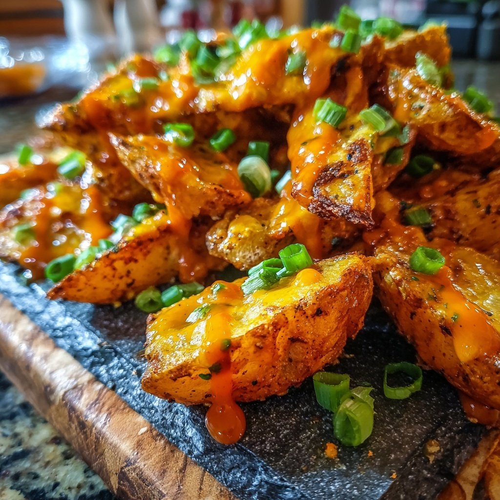 Buffalo Ranch Potato Wedges