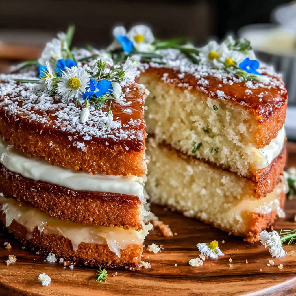 Classic Lemon Spring Cake