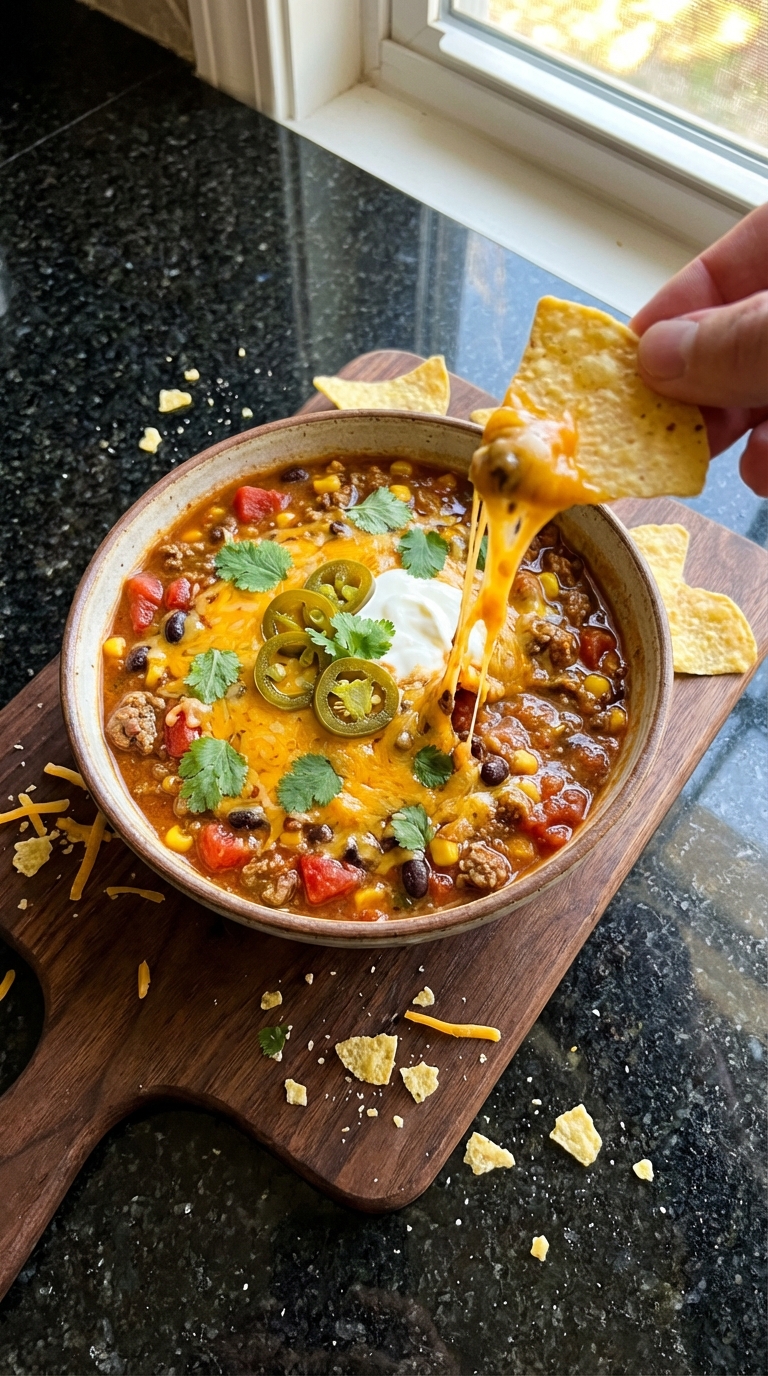 Loaded Nacho Soup