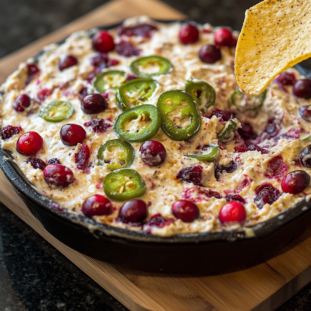 Quick Cranberry Jalapeno Dip