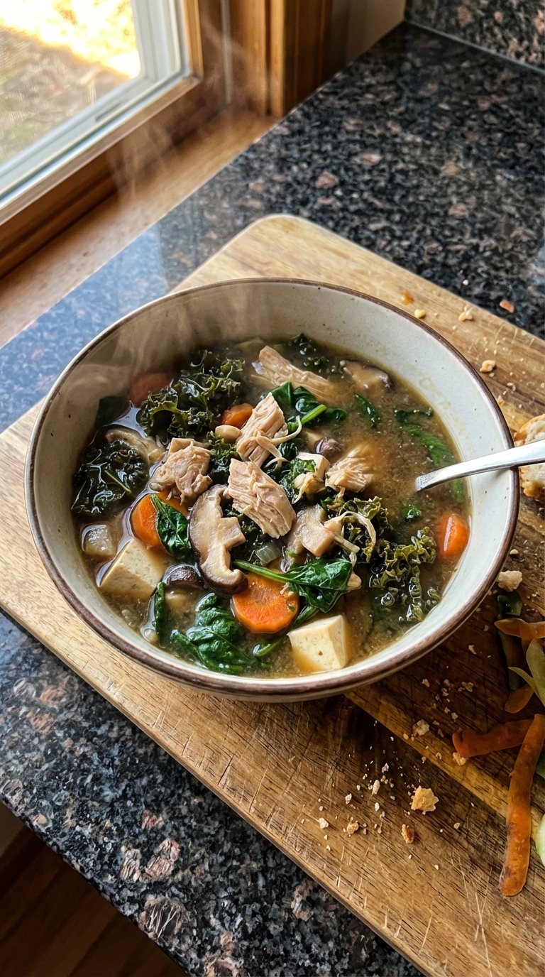Chicken and Vegetable Miso Soup
