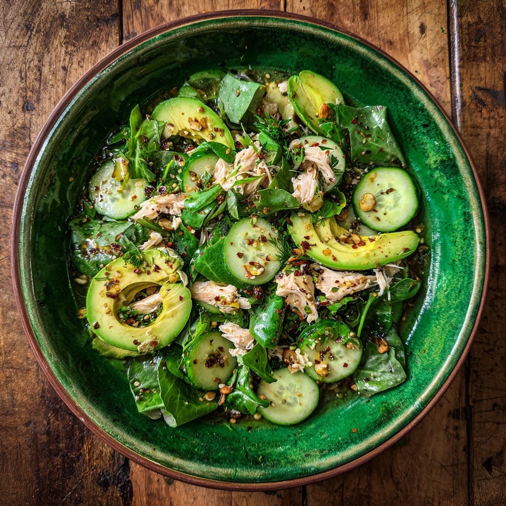 Green Goddess Turkey Salad