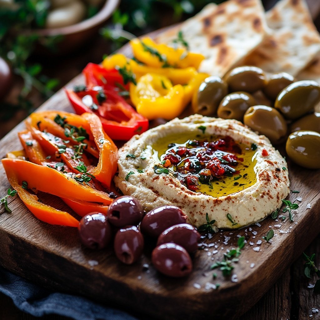Mediterranean Mezze Tapas Platter