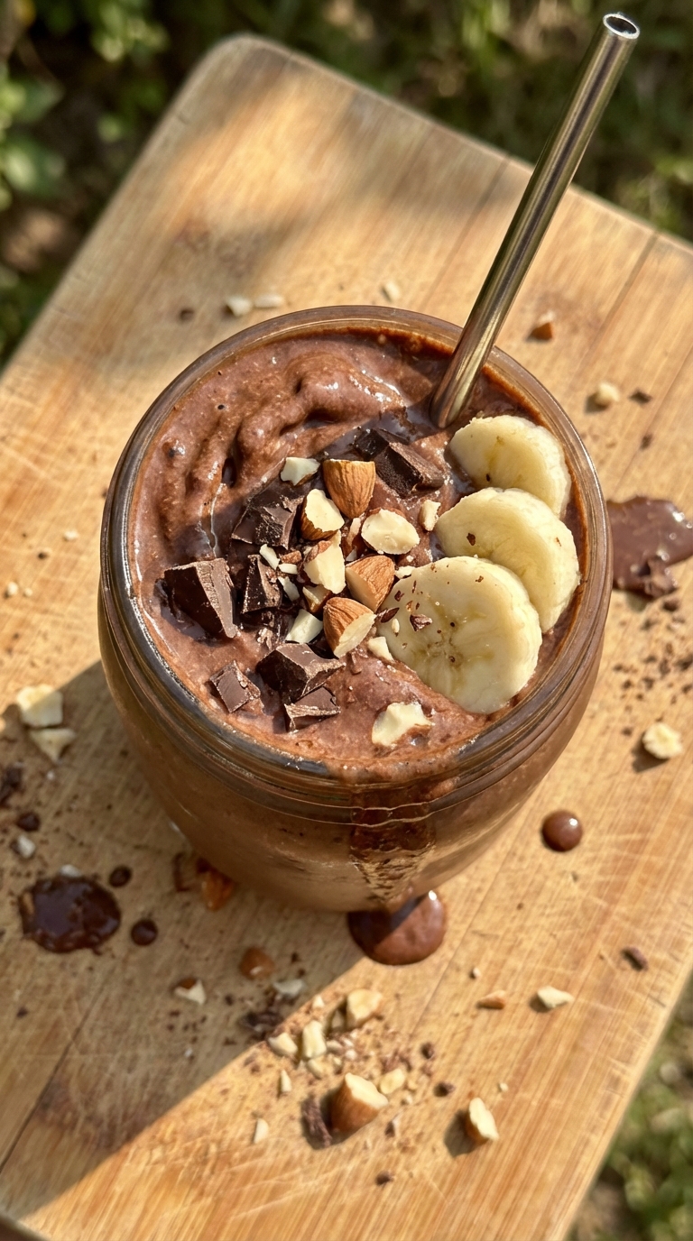Nutty Dark Chocolate Smoothie
