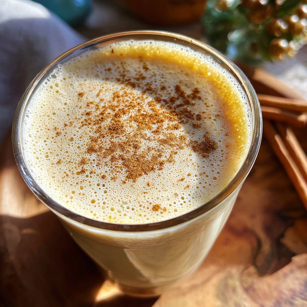 Dairy Free Eggnog with Almond Milk