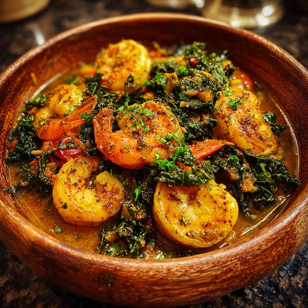 Shrimp and Kale One-Pot Meal