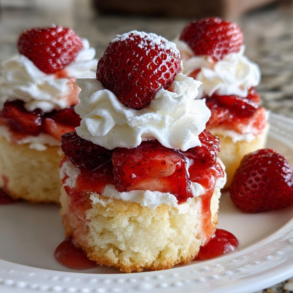 Mini Strawberry Shortcake Cups