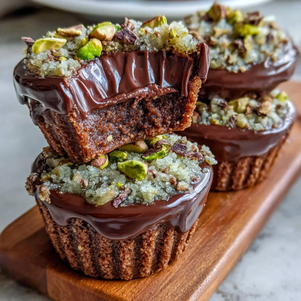 Dubai Pistachio-Chocolate Cups