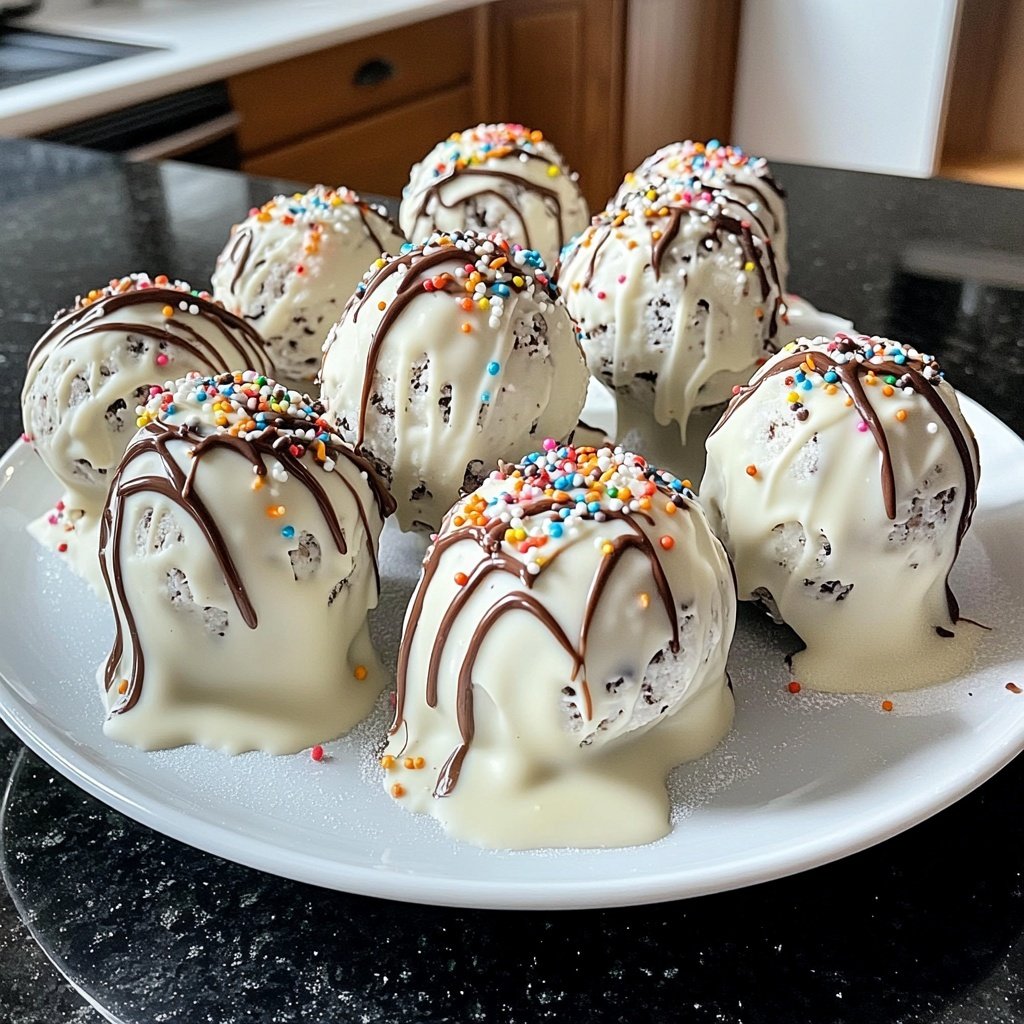 Melting Snowman Oreo Balls