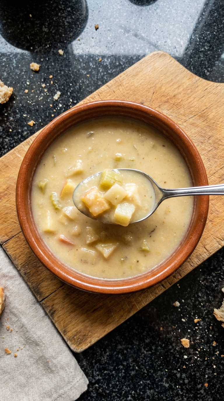 Celery Root and Apple Soup
