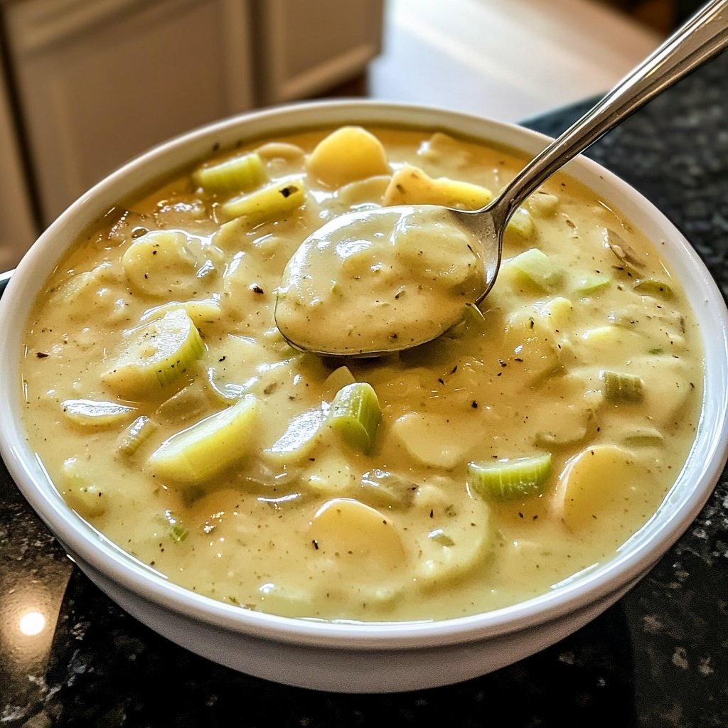 Creamy Potato Leek Soup