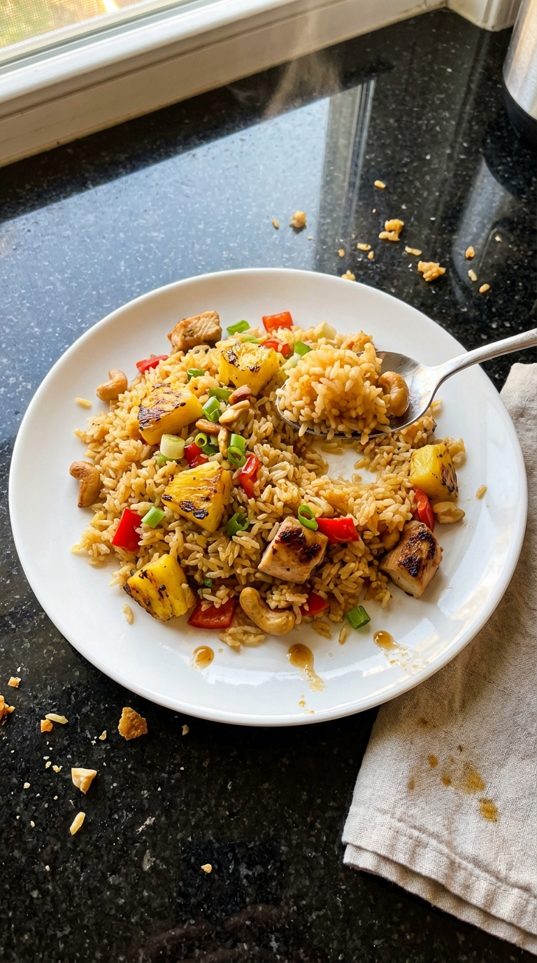 Pineapple Chicken Fried Rice