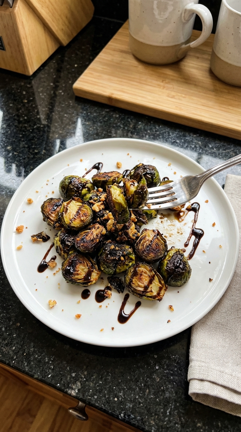 Balsamic Glazed Brussels Sprouts