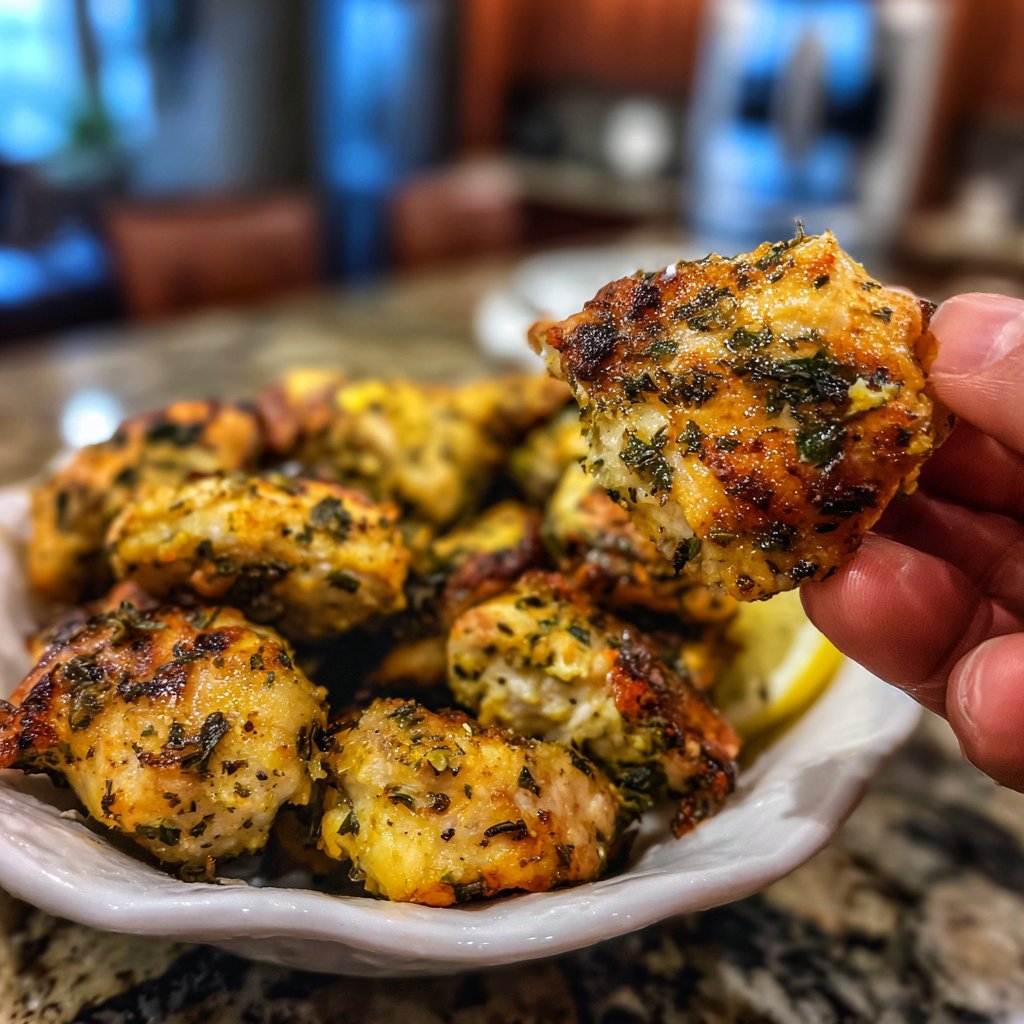 Herbed Lemon Chicken Bites
