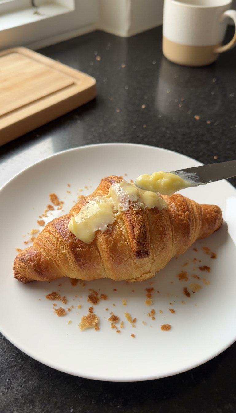 Toasted Croissant with Lemon Butter