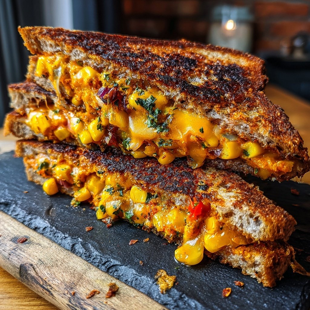 Masala Corn Toasties Spiced Indian