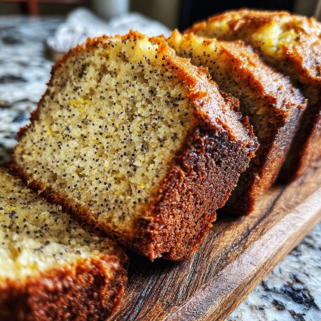 Meyer Lemon Poppy Seed Bread