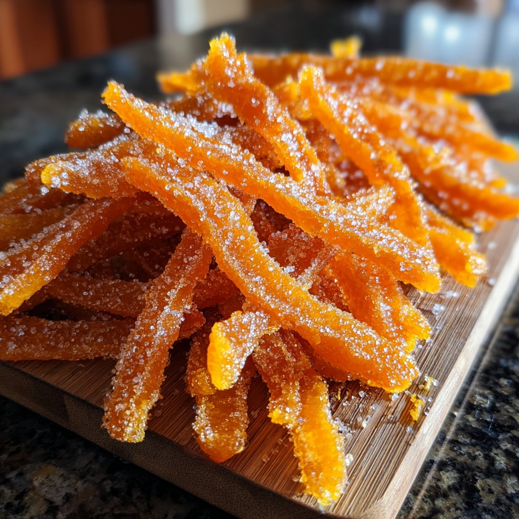 Candied Orange Peel Party Favor