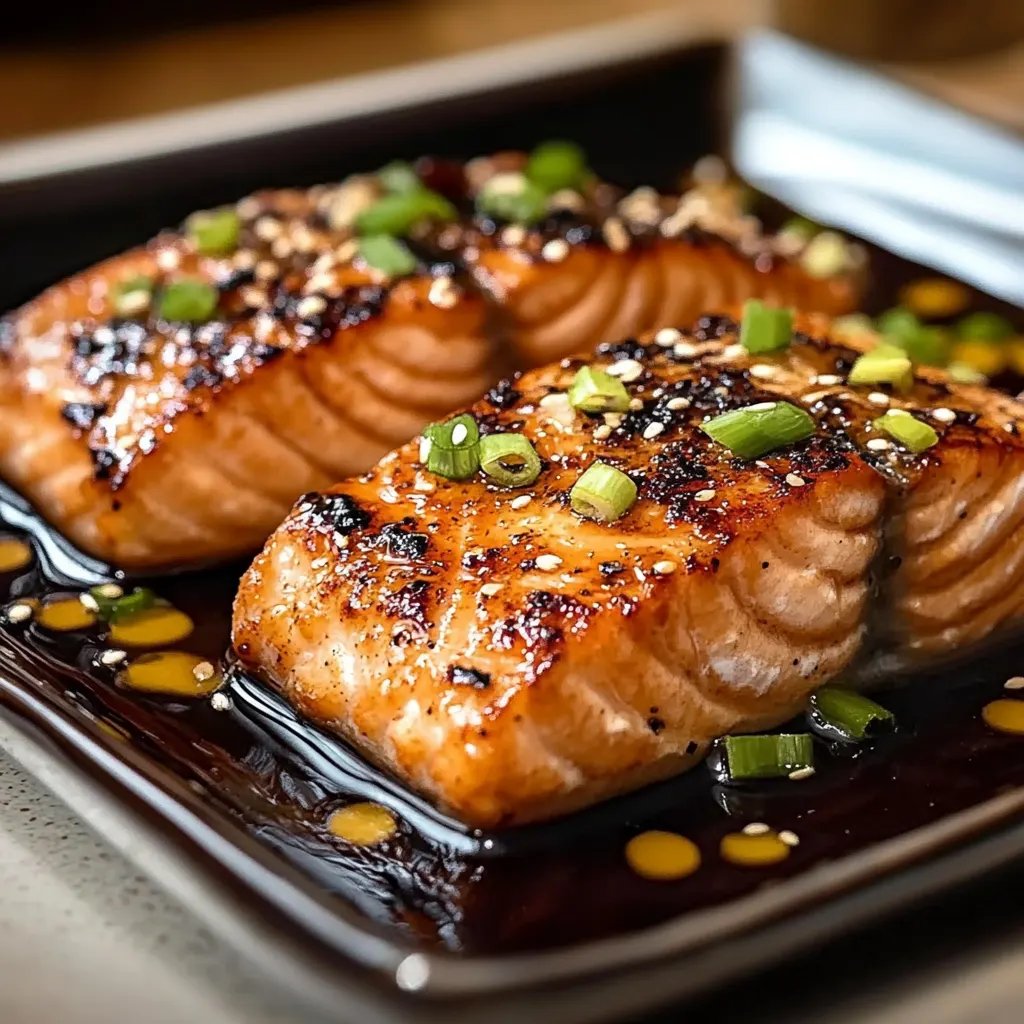 Honey Garlic Grilled Salmon