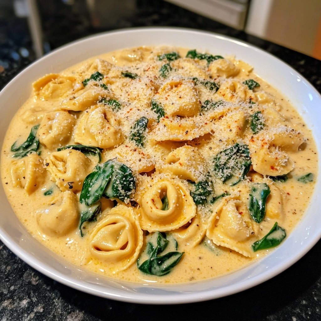 Half Baked Harvest's Slow Cooker Creamy Tortellini