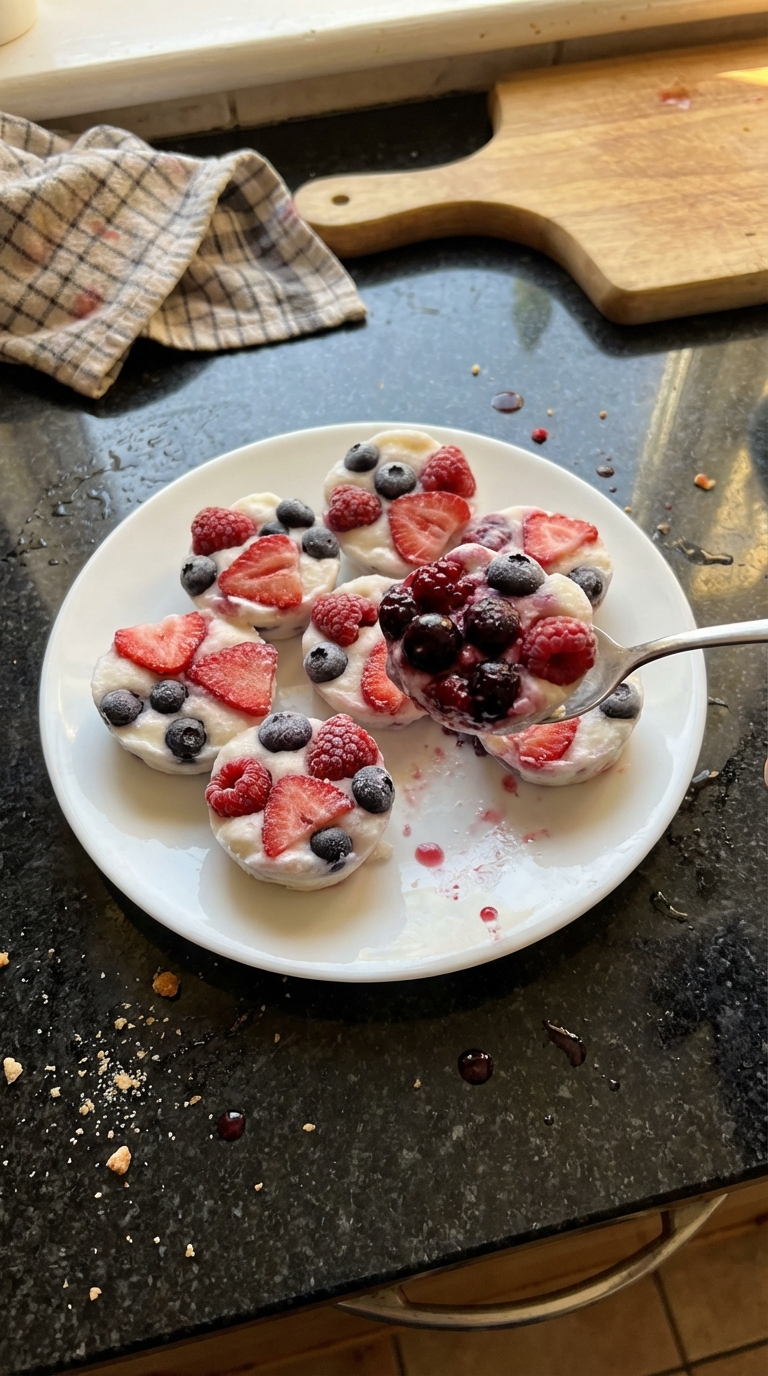 Frozen Yogurt Berry Bites