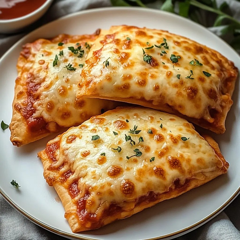 Homemade Easy Cheesy Pizza Pockets