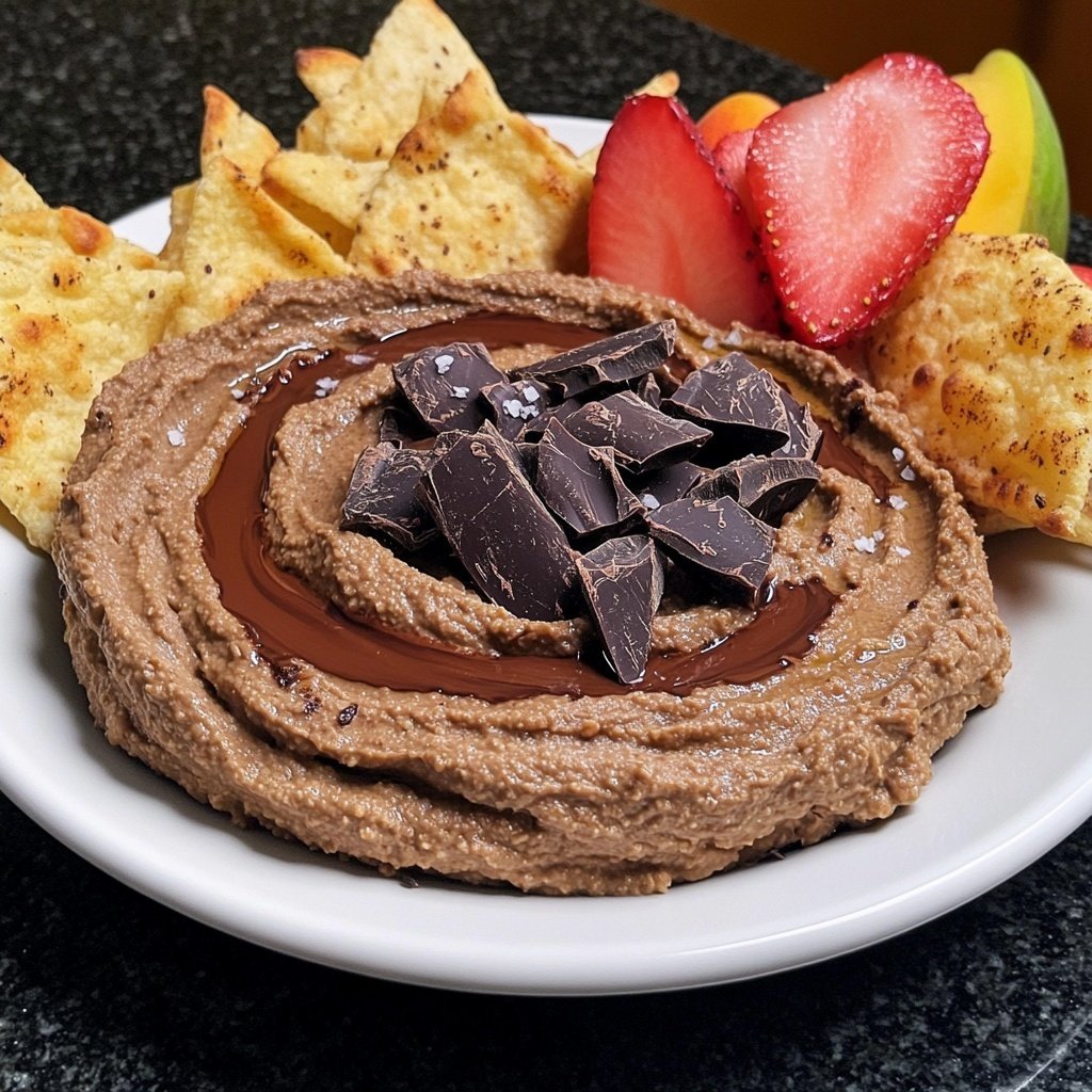 Chocolate Hummus Chickpea Dip