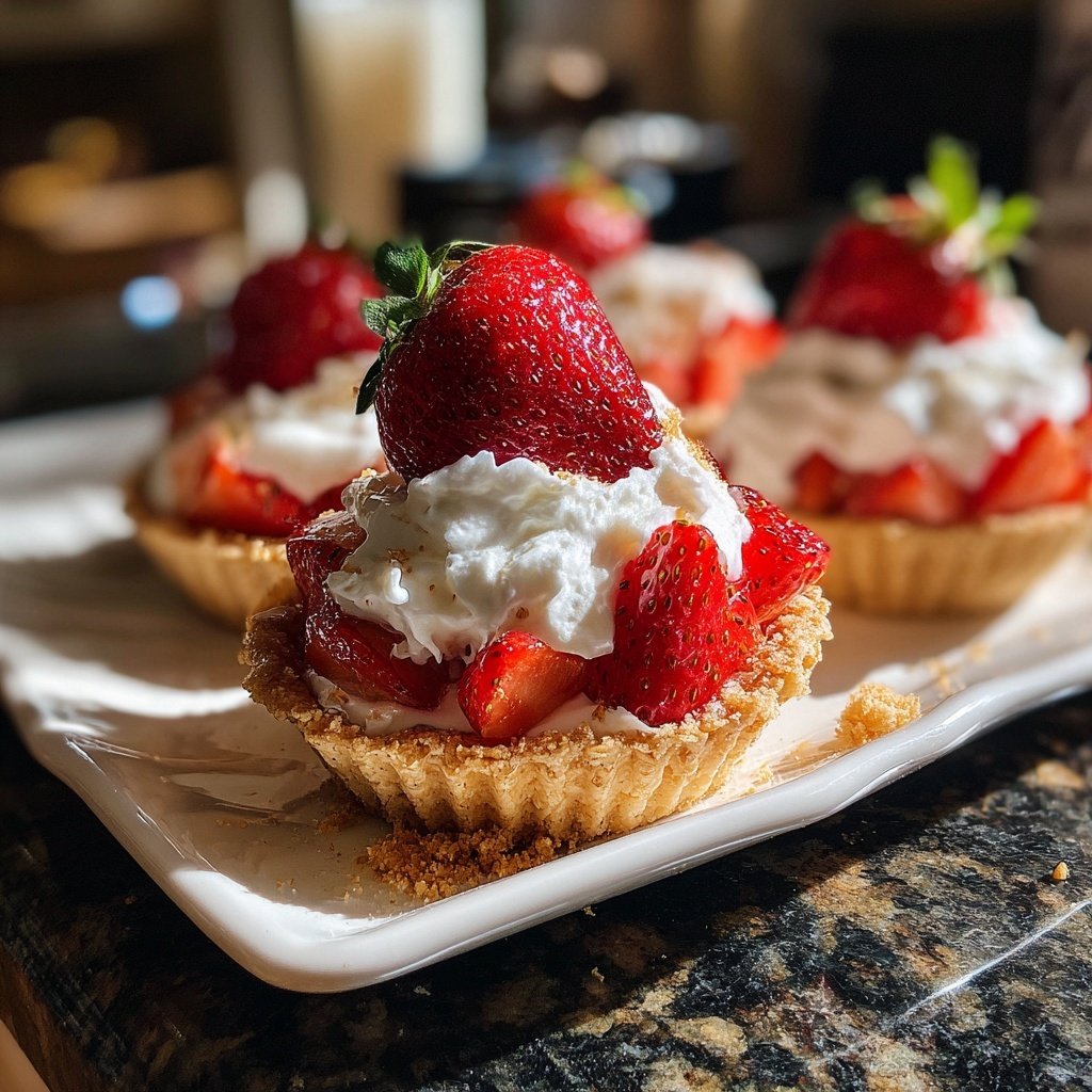 Whimsical Strawberry Shortcake Cups