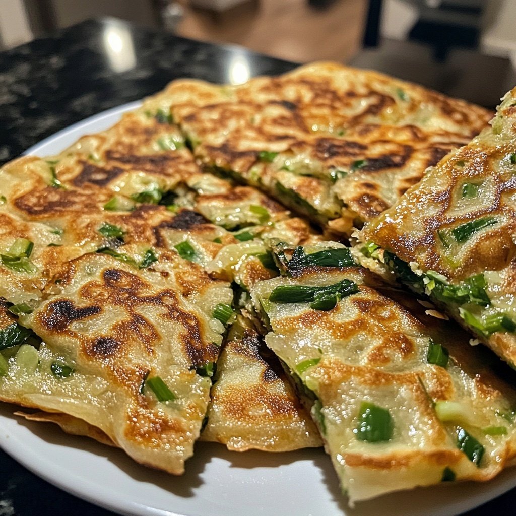 Crispy Chinese Scallion Pancakes