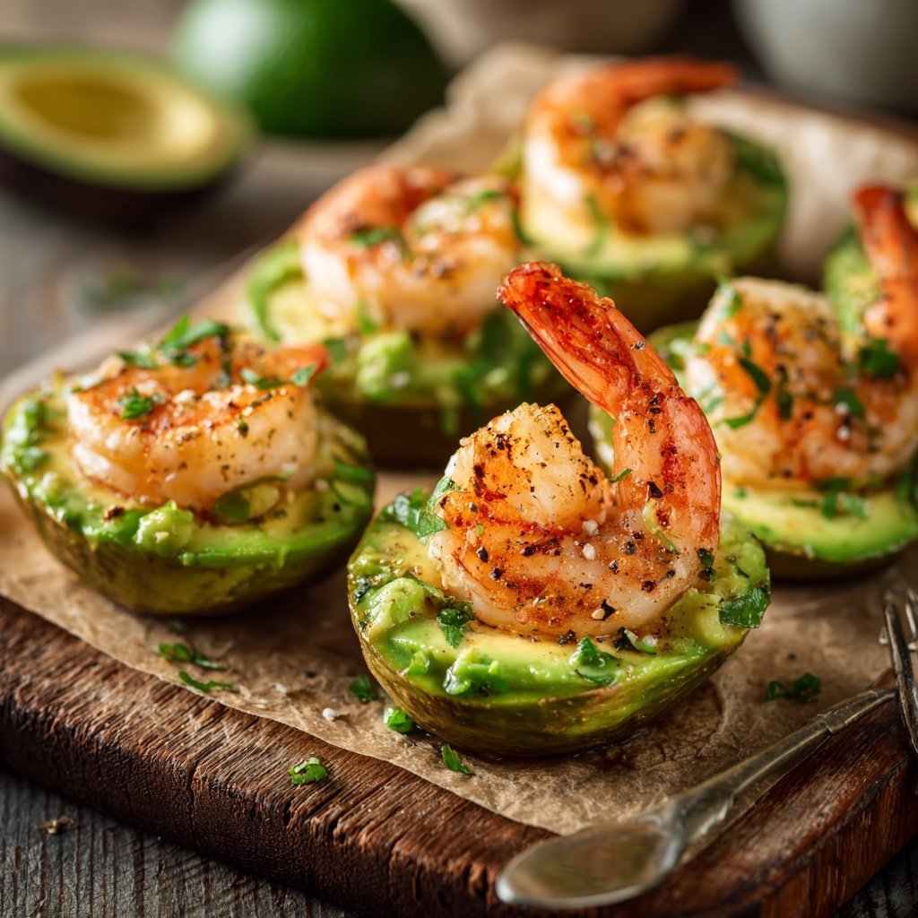 Shrimp and Avocado Appetizer Platter