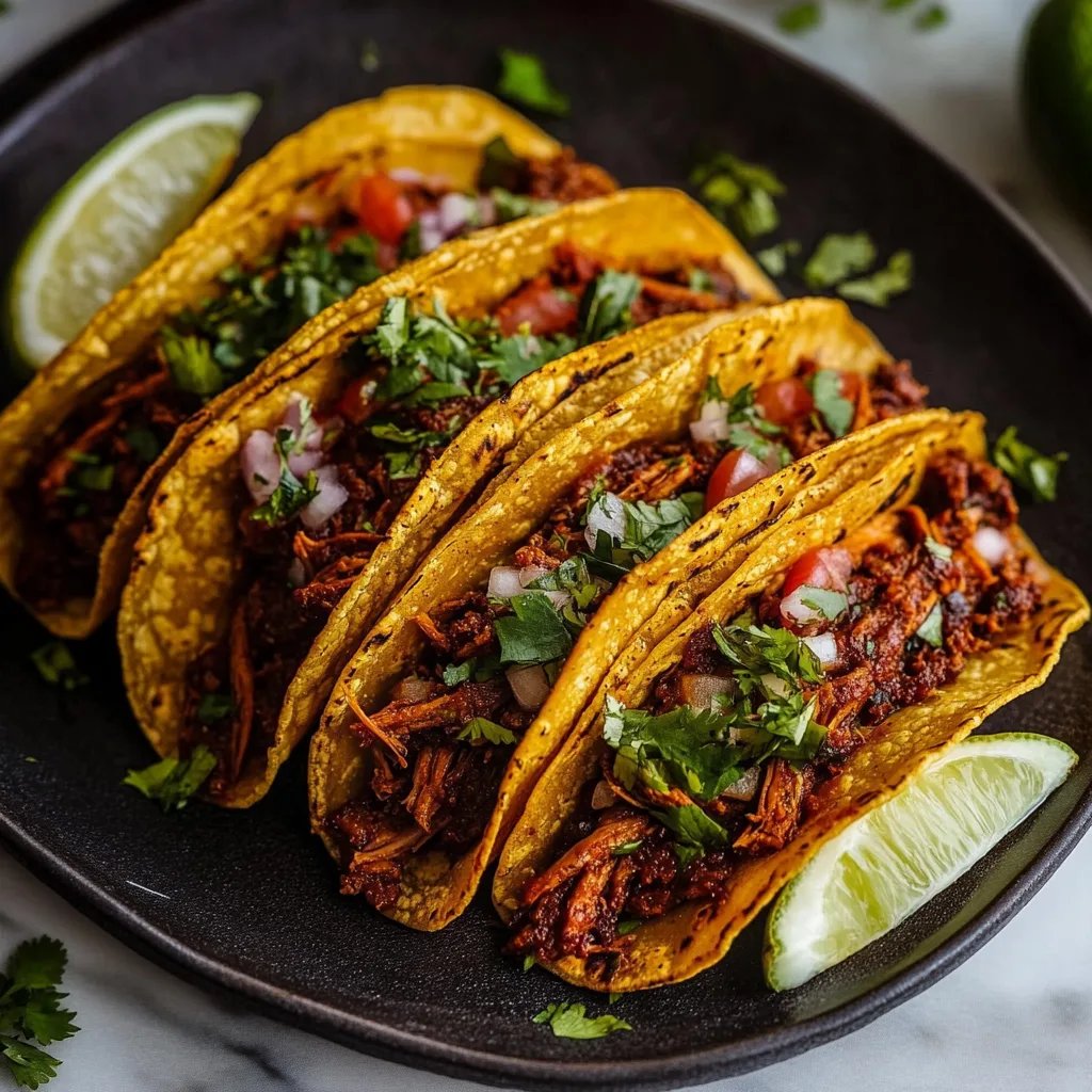 Irresistible Crock Pot Birria Tacos