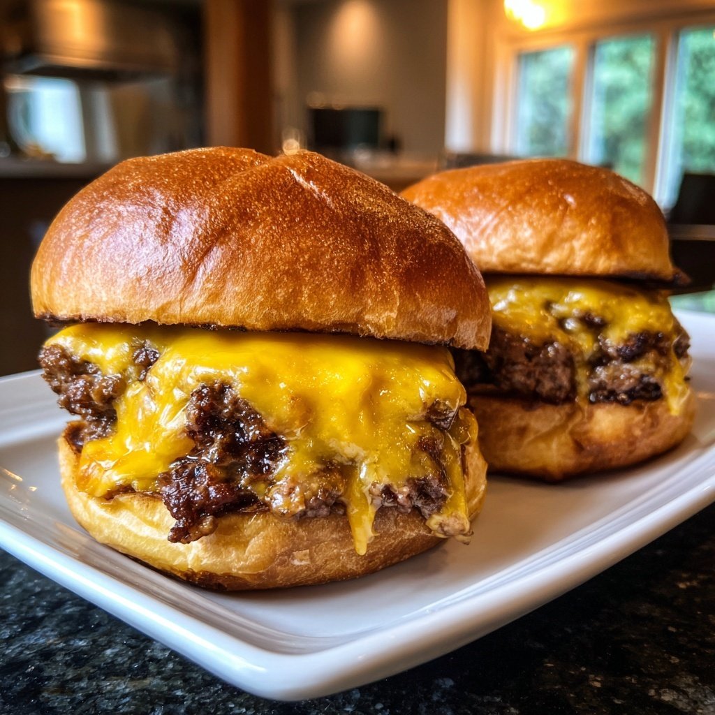 Classic Cheeseburger Slider Duo