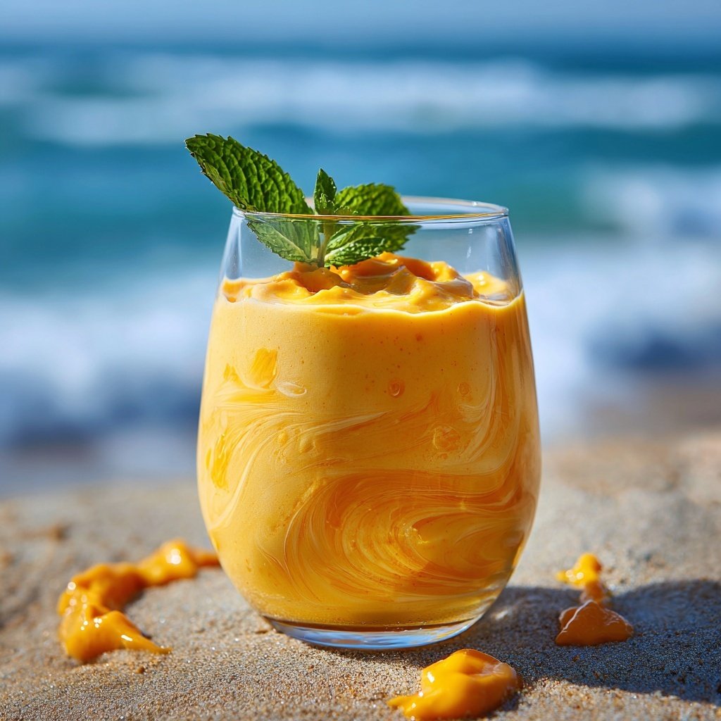 Mango Vanilla Protein Smoothie